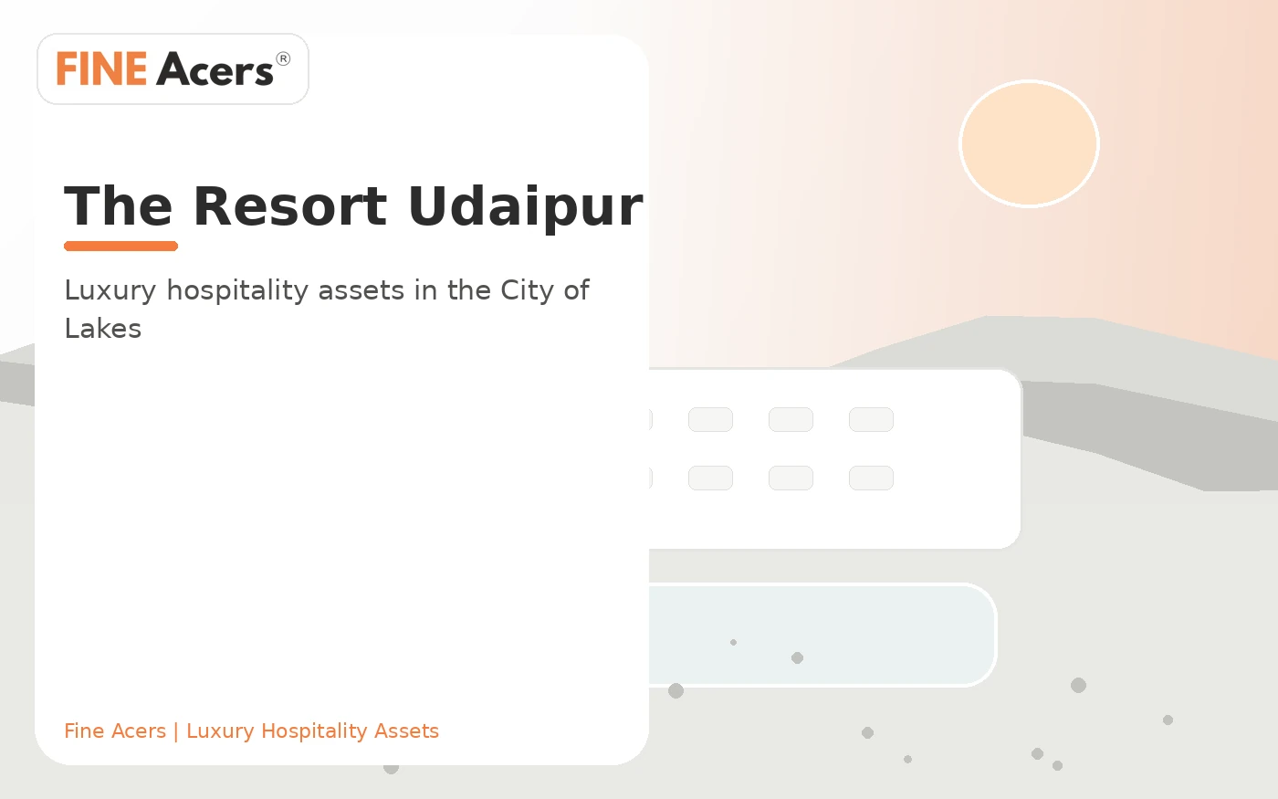 The Resort Udaipur by Fine Acers
